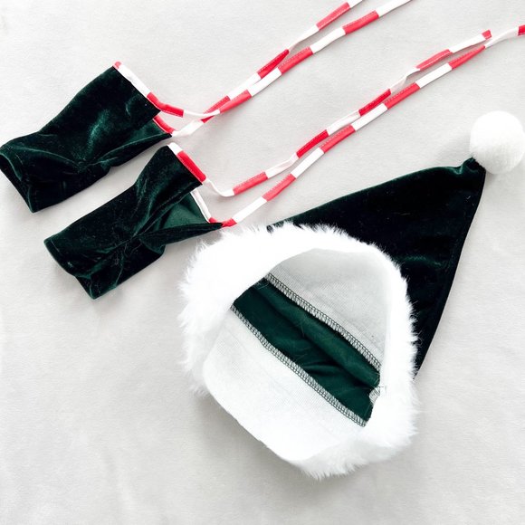 ASOS Black and White Santa Hat - Picture 2 of 2